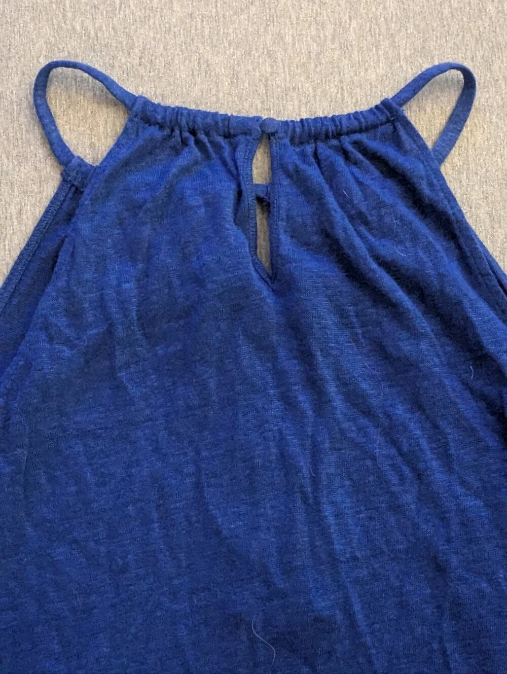 INC International Concepts Royal Blue Beaded Tank.